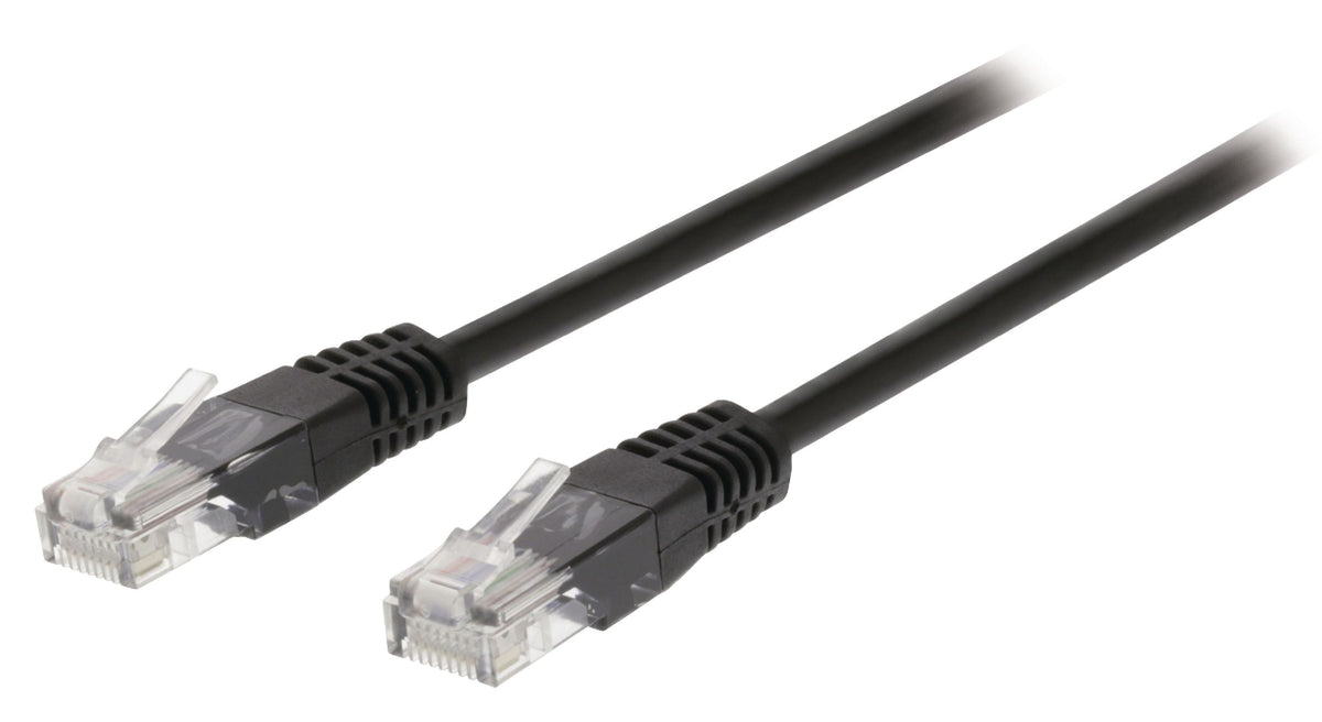 Valueline CAT5e UTP-Netzwerkkabel RJ45 (8P8C) male - RJ45 (8P8C) male 1.00 m Schwarz