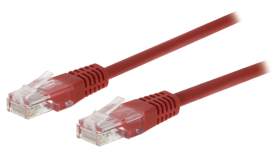Valueline CAT5e UTP-Netzwerkkabel RJ45 (8P8C) male - RJ45 (8P8C) male 10.0 m Rot