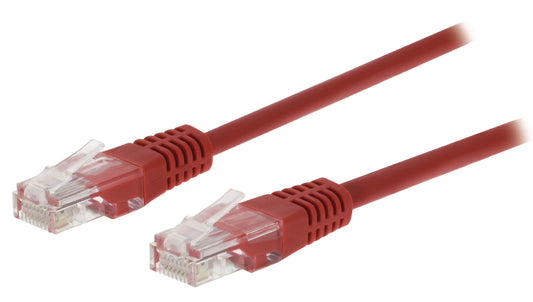 Valueline CAT5e UTP-Netzwerkkabel RJ45 (8P8C) male - RJ45 (8P8C) male 3.00 m Rot
