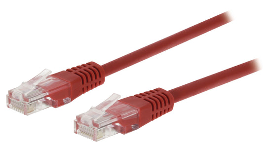 Valueline CAT5e UTP-Netzwerkkabel RJ45 (8P8C) male - RJ45 (8P8C) male 5.00 m Rot