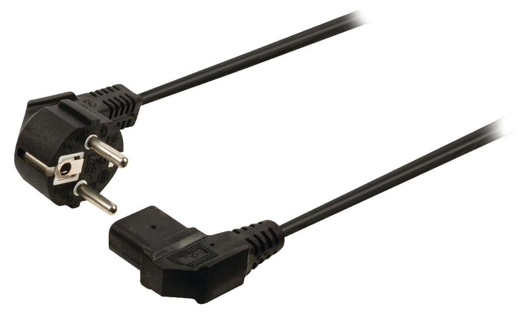 Valueline Schutzkontakt-Netzkabel Typ F (CEE 7/4) - IEC-320-C13 10.0 m Schwarz