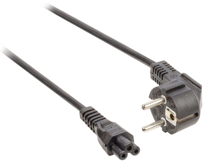 Valueline Schutzkontakt-Netzkabel Typ F (CEE 7/4) - IEC-320-C5 5.00 m Schwarz
