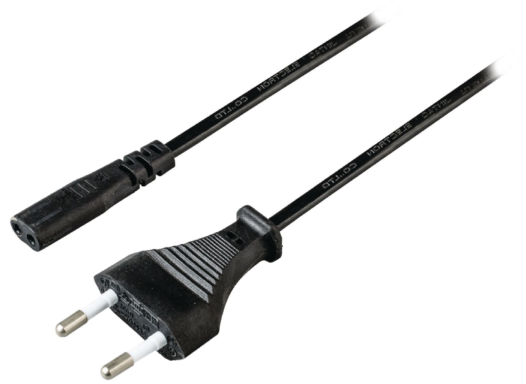Valueline Euro-Netzkabel Euro male - IEC-320-C1 3.00 m Schwarz