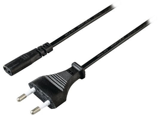 Valueline Euro-Netzkabel Euro male - IEC-320-C1 3.00 m Schwarz