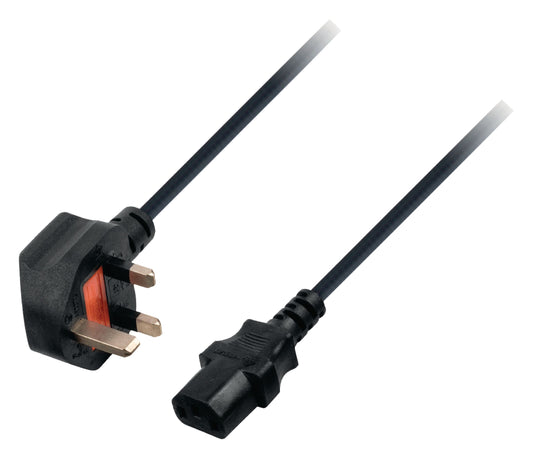 Valueline UK-Netzkabel GB Stecker - IEC-320-C13 3.00 m Schwarz