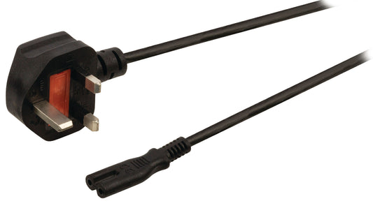 Valueline UK-Netzkabel GB Stecker - IEC-320-C7 5.00 m Schwarz