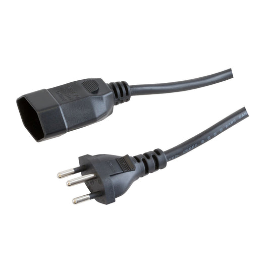 Valueline Netzkabel Schweiz CH Typ 12 - CH Typ 13 5.00 m