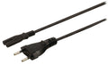 Valueline Netzkabel Schweiz CH Typ 12 - IEC-320-C7 5.00 m Schwarz