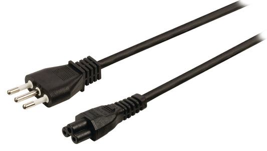 Valueline Netzkabel Italien Italien Stecker - IEC-320-C5 3.00 m Schwarz