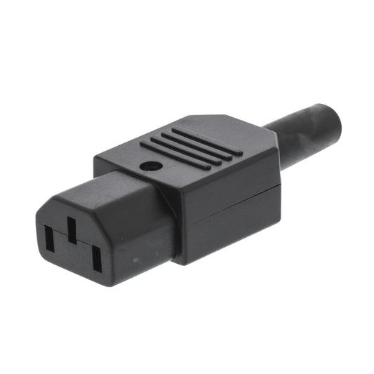 Valueline Netzstecker Female PVC Schwarz