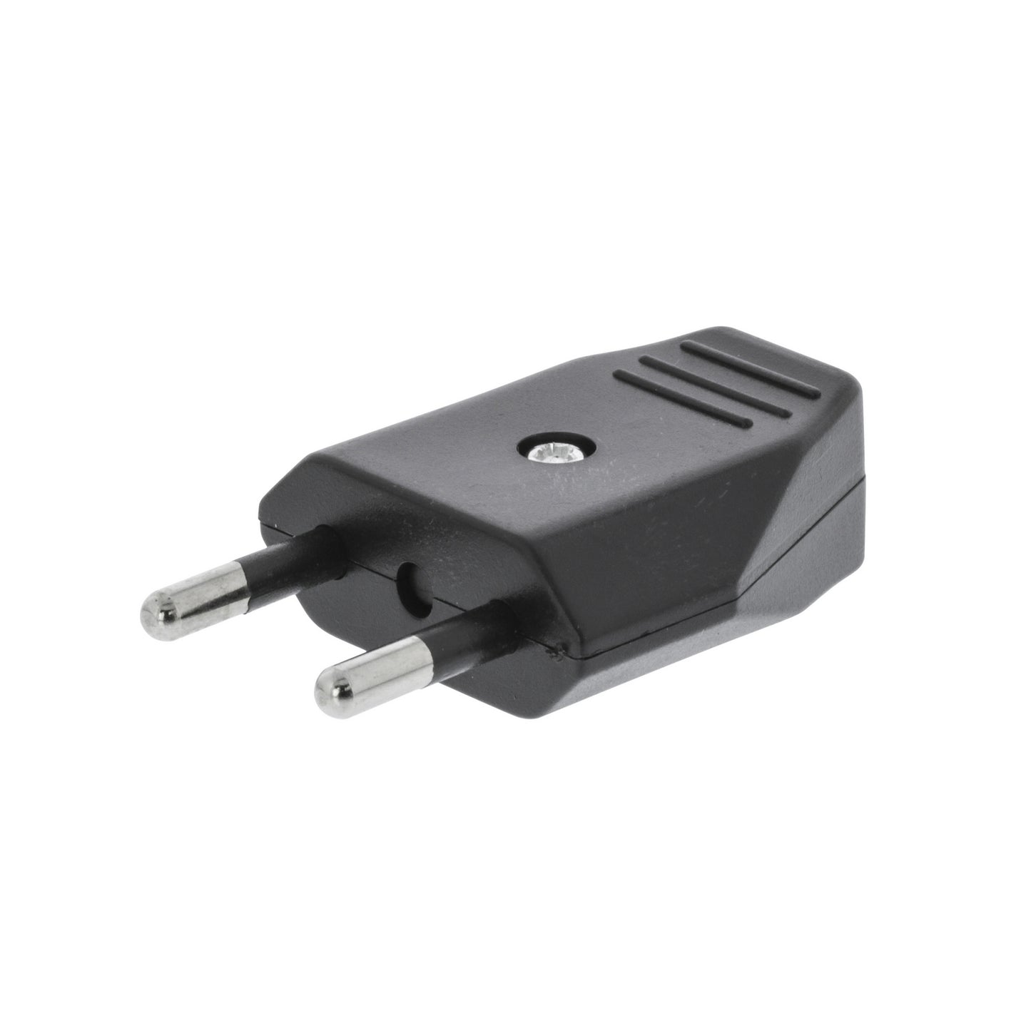 Valueline Netzstecker Male PVC Schwarz