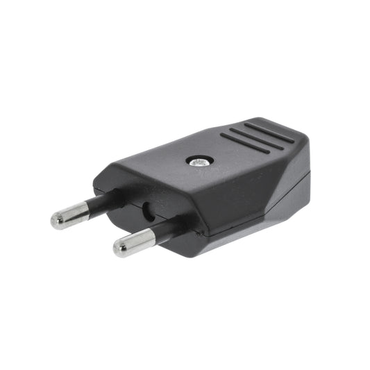 Valueline Netzstecker Male PVC Schwarz