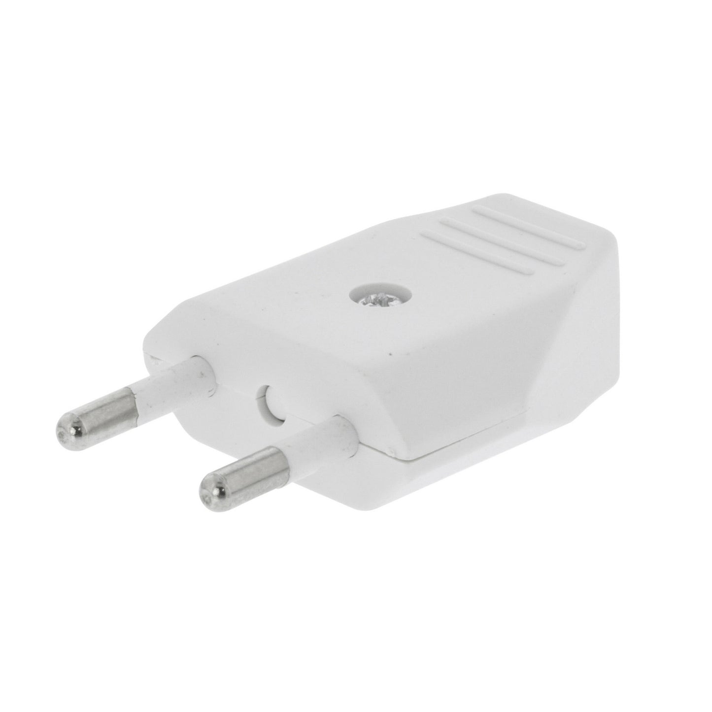Valueline Netzstecker Male PVC Weiss