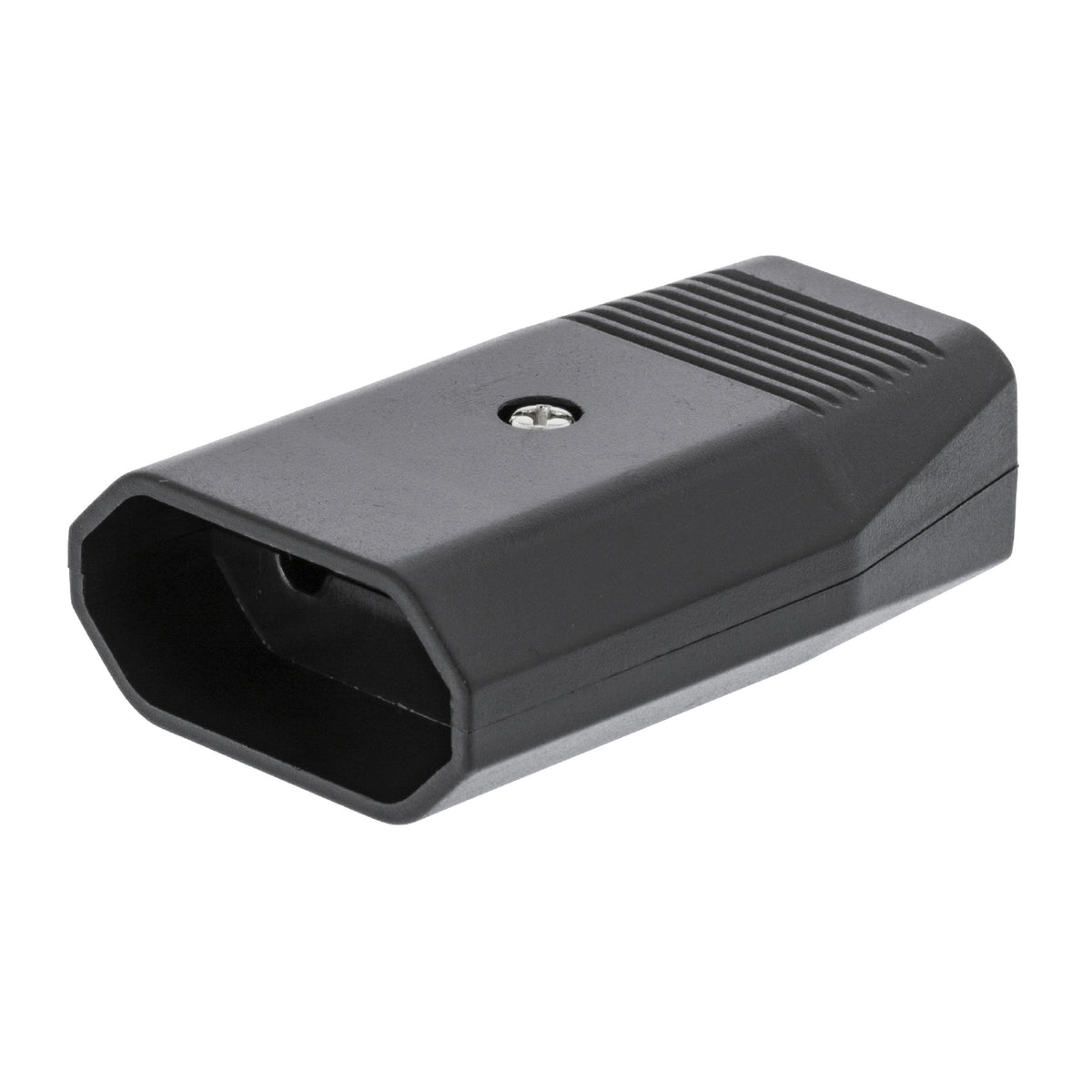 Valueline Netzstecker Female PVC Schwarz