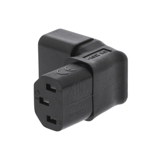 Valueline Netzstecker Male / Female PVC Schwarz