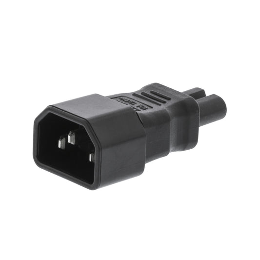 Valueline Netzstecker Male / Female PVC Schwarz