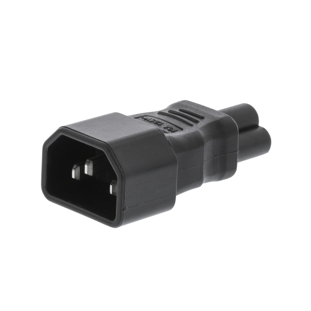 Valueline Netzstecker Male / Female PVC Schwarz