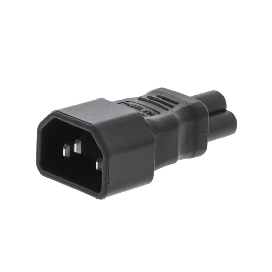 Valueline Netzstecker Male / Female PVC Schwarz