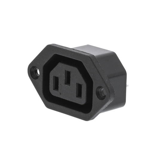 Valueline Netzstecker Female PVC Schwarz