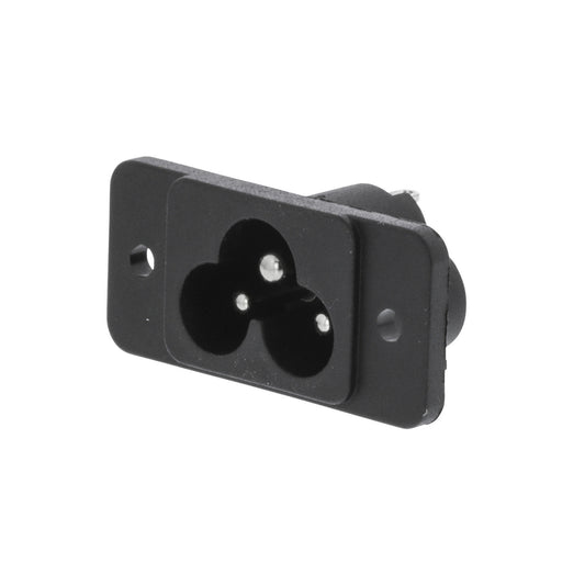 Valueline Netzstecker Male PVC Schwarz
