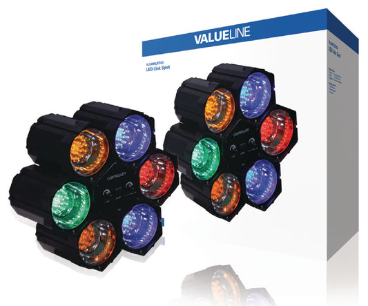 Valueline Lichtorgel mit Stimmungslampen 126 LED