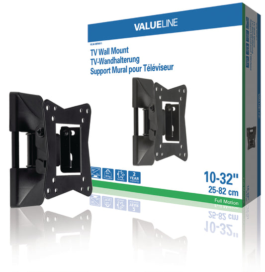 Valueline TV-Wandhalterung vollbeweglich 10 - 32 " 30 kg