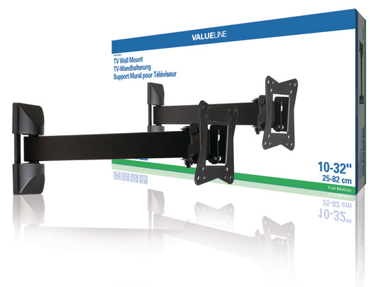 Valueline TV-Wandhalterung vollbeweglich 10 - 32 " 30 kg