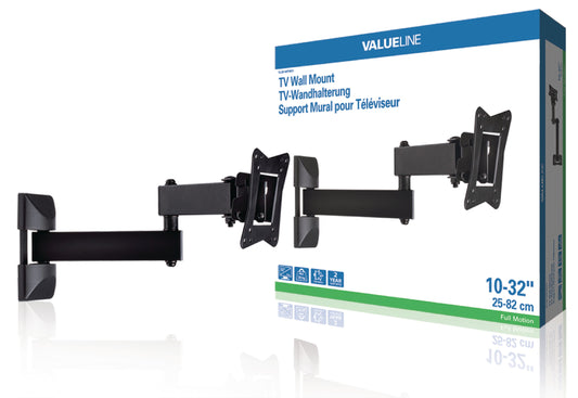 Valueline TV-Wandhalterung vollbeweglich 10 - 32 " 30 kg