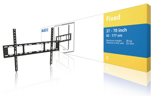 Valueline TV-Wandhalterung fixiert 37 - 70 " 35 kg
