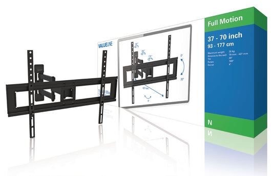 Valueline TV-Wandhalterung vollbeweglich 37 - 70 " 35 kg