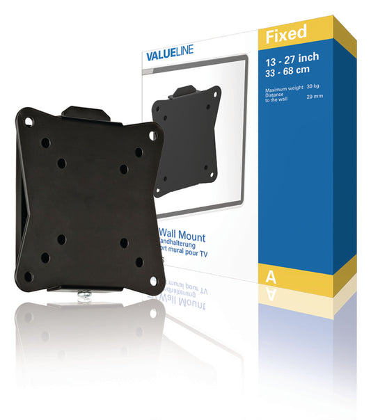 Valueline TV-Wandhalterung fixiert 13 - 27 " 30 kg