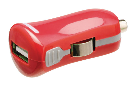 Valueline Auto-Ladegerät 1-Ausgang 2.1 A USB Rot