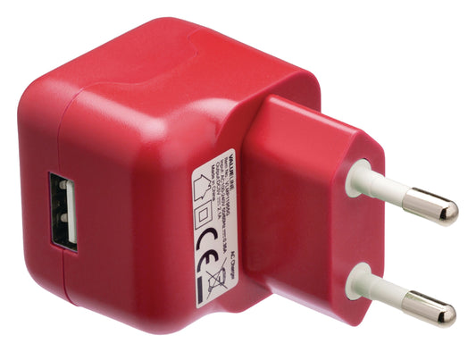 Valueline Ladegerät 1-Ausgang 2.1 A 2.1 A USB Rot