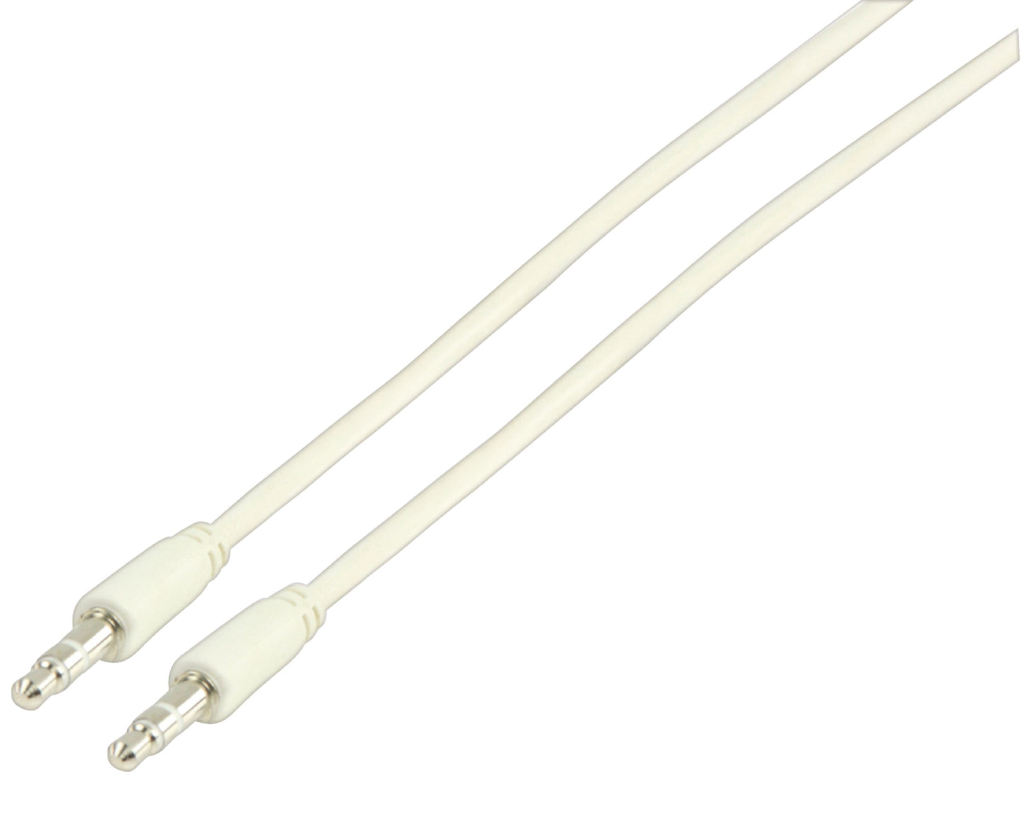 Valueline Stereo-Audiokabel 3.5 mm male - 3.5 mm male 2.00 m Weiss