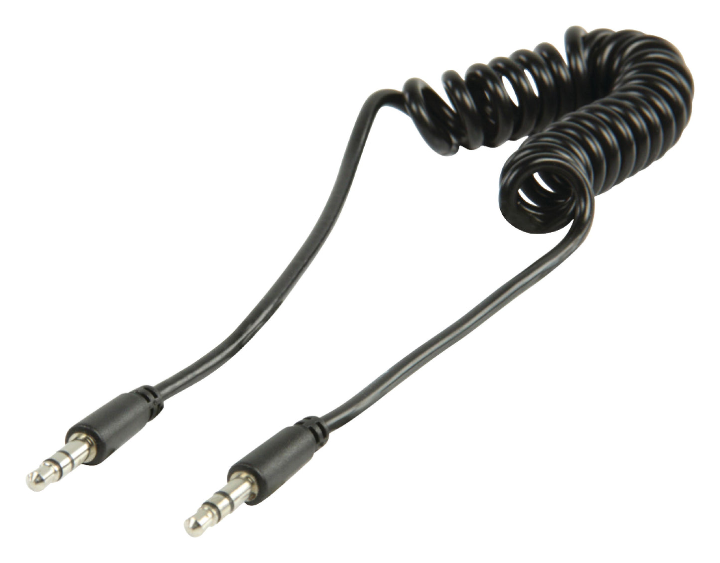 Valueline Stereo-Audiokabel 3.5 mm male - 3.5 mm male 1.00 m Schwarz