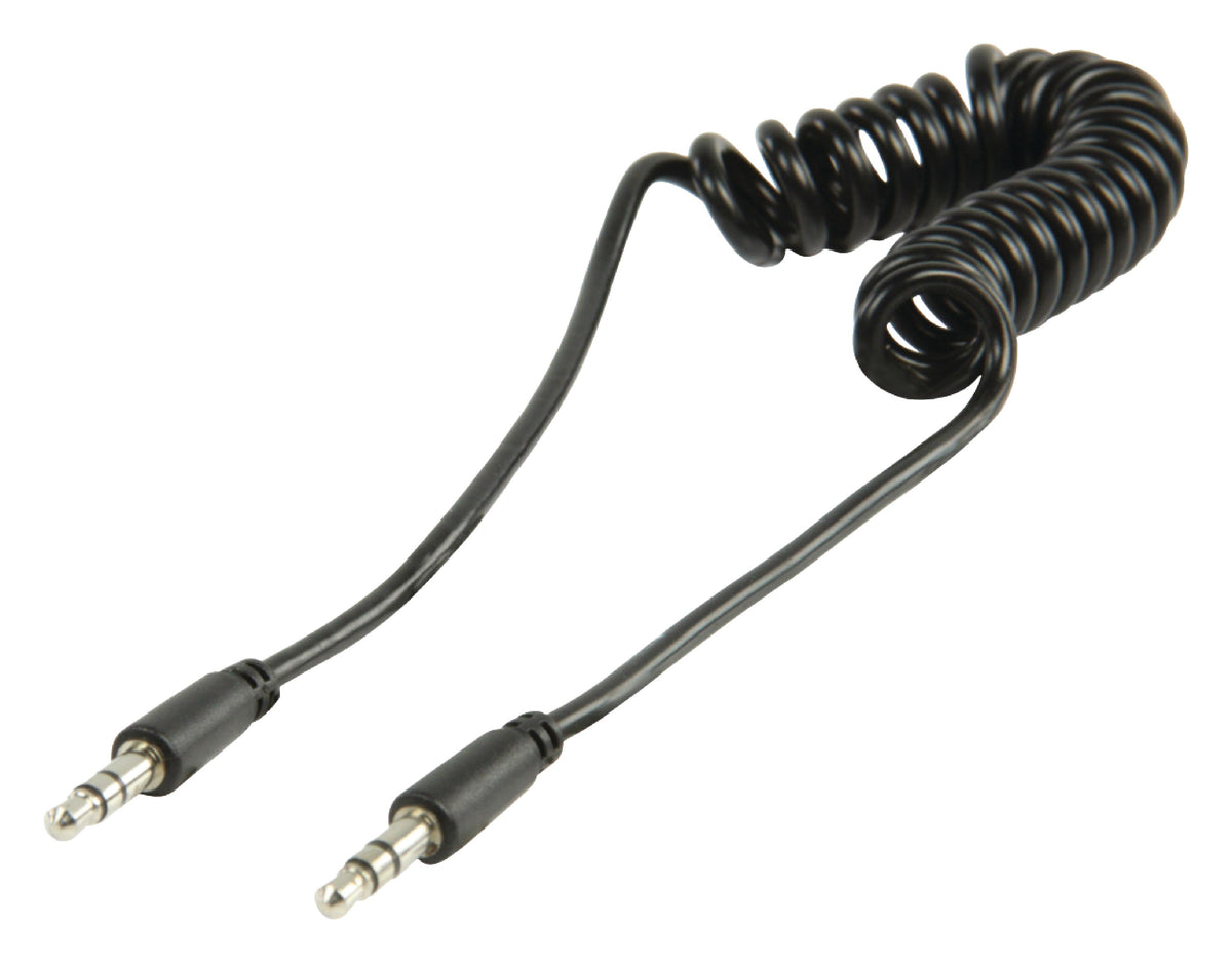 Valueline Stereo-Audiokabel 3.5 mm male - 3.5 mm male 1.00 m Schwarz