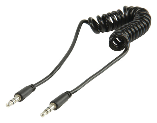 Valueline Stereo-Audiokabel 3.5 mm male - 3.5 mm male 1.00 m Schwarz