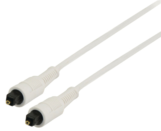 Valueline Digital-Audio-Kabel Toslink male - Toslink male 1.00 m Weiss