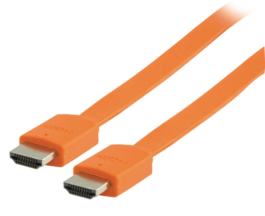 Valueline High Speed HDMI Kabel mit Ethernet HDMI Anschluss - HDMI Anschluss 2.00 m Orange