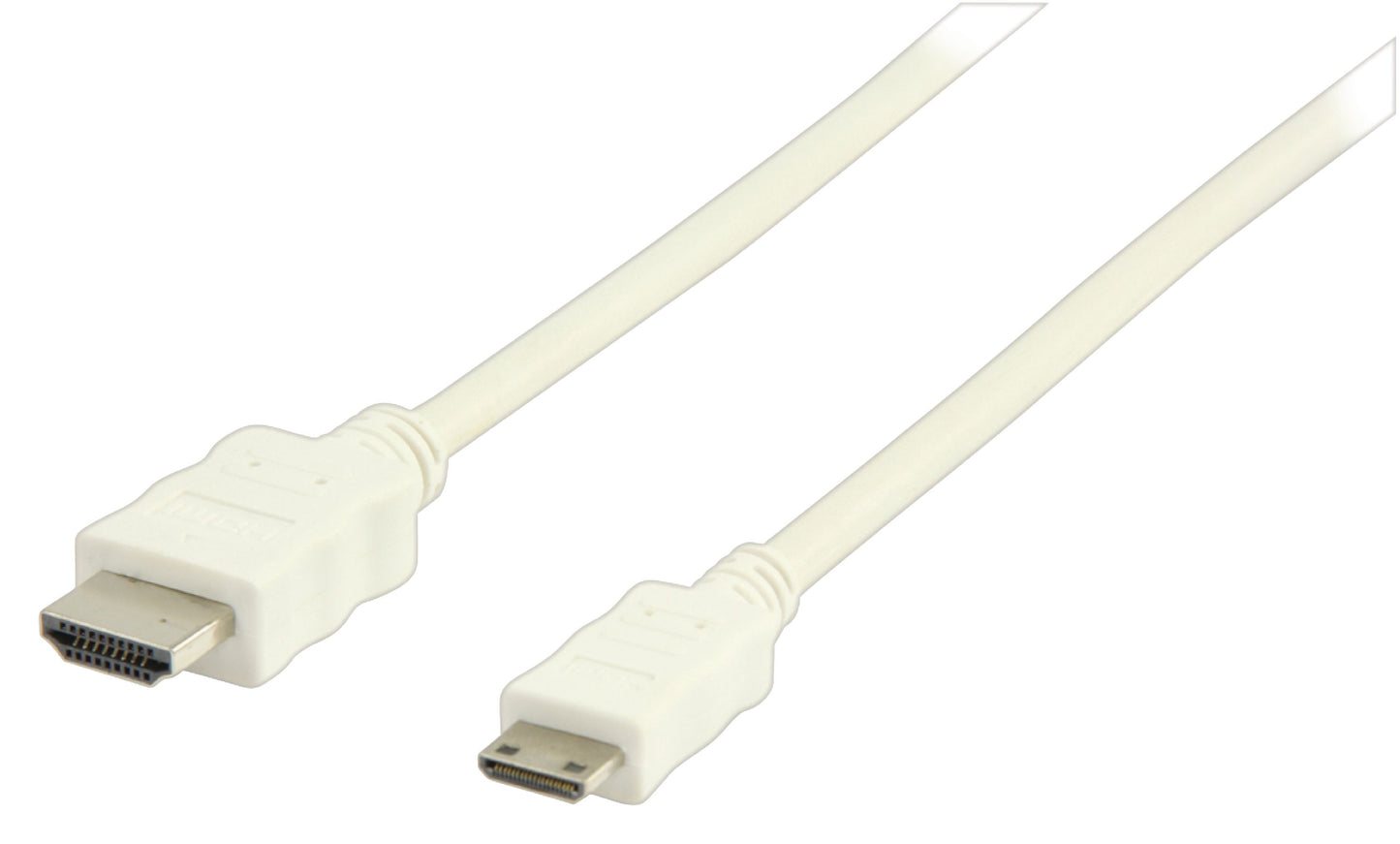 Valueline High Speed HDMI Kabel mit Ethernet HDMI Anschluss - HDMI Mini Stecker 1.00 m Weiss