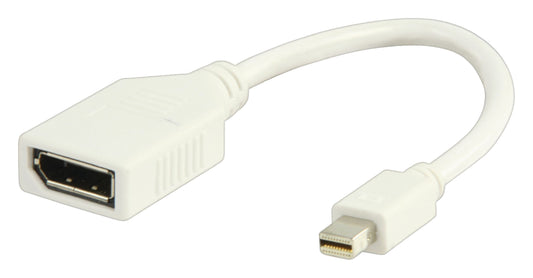 Valueline Mini Displayport-Kabel Mini Displayport Stecker - Displayport-Kupplung 0.20 m Weiss