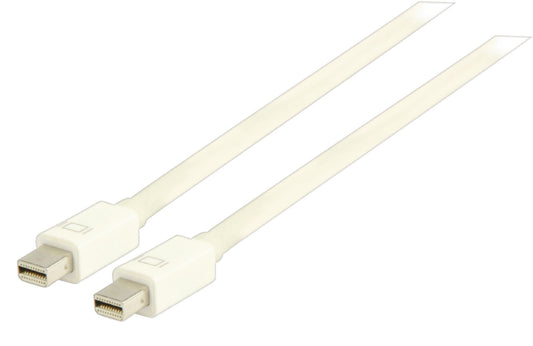 Valueline Mini Displayport-Kabel Mini Displayport Stecker - Mini Displayport Stecker 3.00 m Weiss