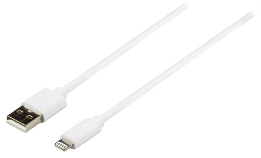 Valueline Sync und Ladekabel Apple Lightning - USB A male 2.00 m Weiss