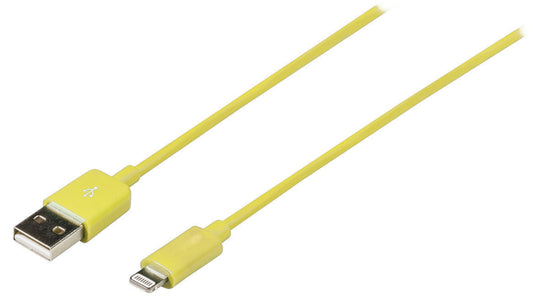 Valueline Sync und Ladekabel Apple Lightning - USB A male 2.00 m Gelb