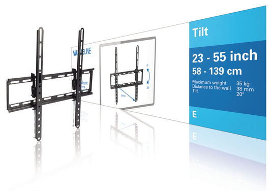 Valueline TV-Wandhalterung Neigung 23 - 55 " 35 kg