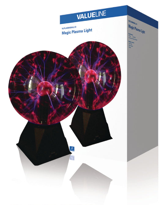 Valueline VLPLASMABALL10 Plasma-Lichtkugel Stimmungslampen