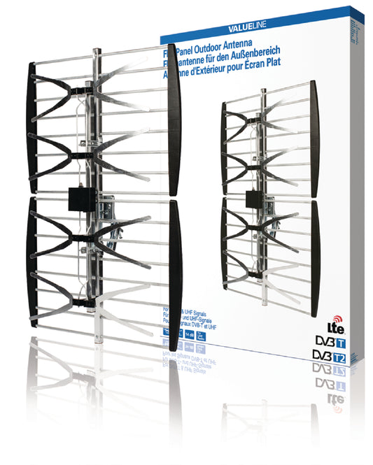 Valueline DVB-T/T2 Außenantenne 14 dB UHF