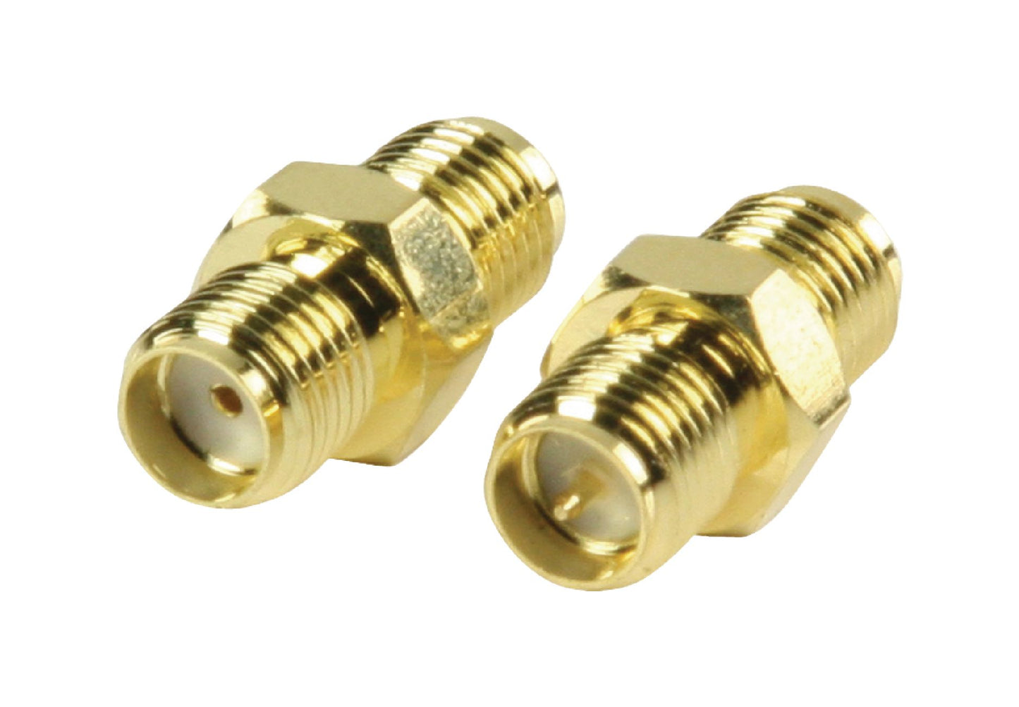 Valueline SMA-Adapter RP SMA female - SMA-female Gold