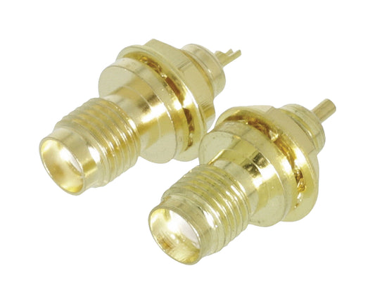Valueline Stecker SMA Female Metall Gold