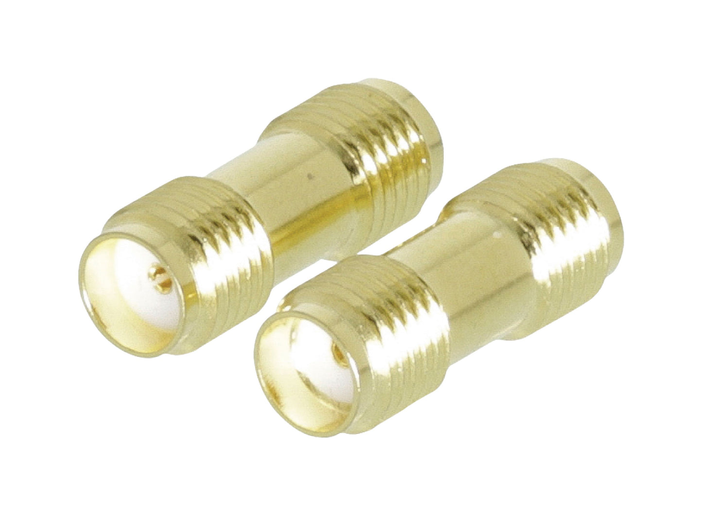 Valueline SMA-Adapter SMA-female - SMA-female Gold